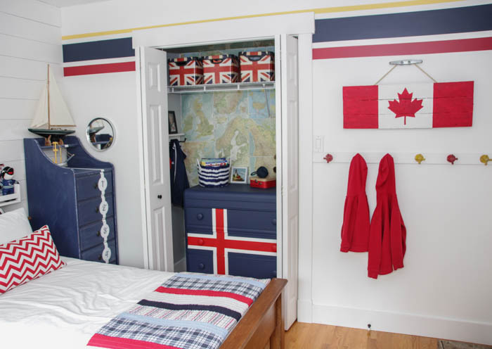 Nautical Camp Style Boys Bedroom Reveal at thehappyhousie.com-19