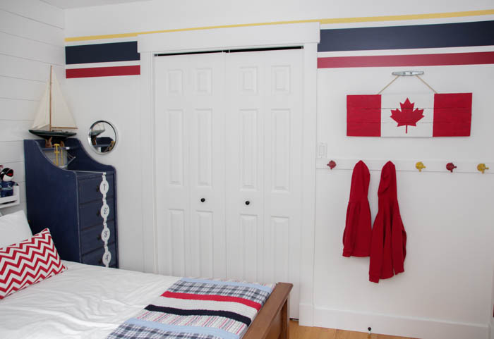 Nautical Camp Style Boys Bedroom Reveal at thehappyhousie.com-20