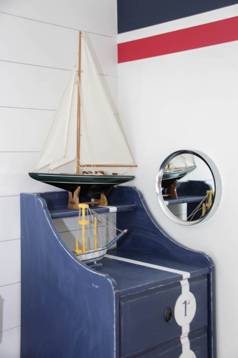 Nautical Camp Style Boys Bedroom Reveal at thehappyhousie.com-21