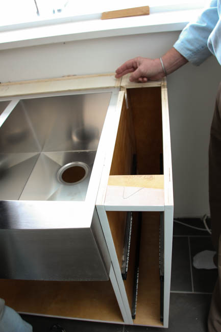 Tips for Installing a Stainless Steel Farmhouse Sink at thehappyhousie.com-10