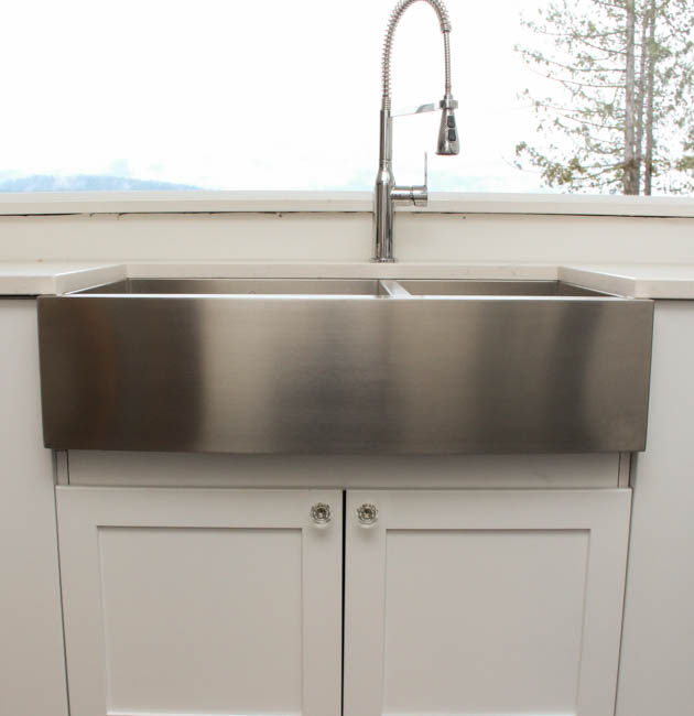 Stainless Steel Farmhouse Style Sink, How To Install A Farm Sink
