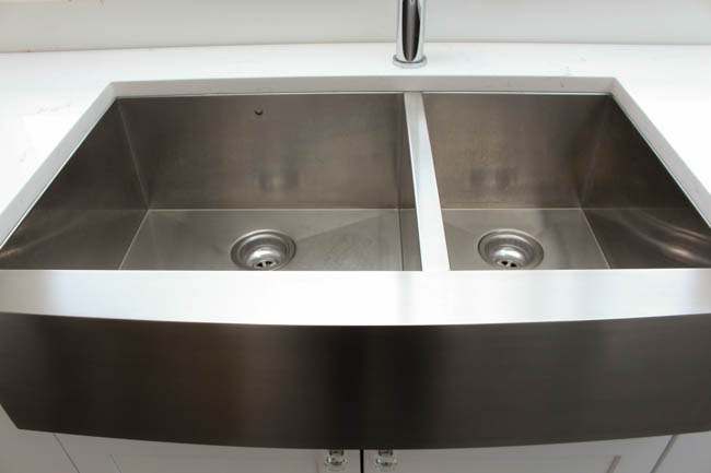 Tips for Installing a Stainless Steel Farmhouse Sink at thehappyhousie.com-27