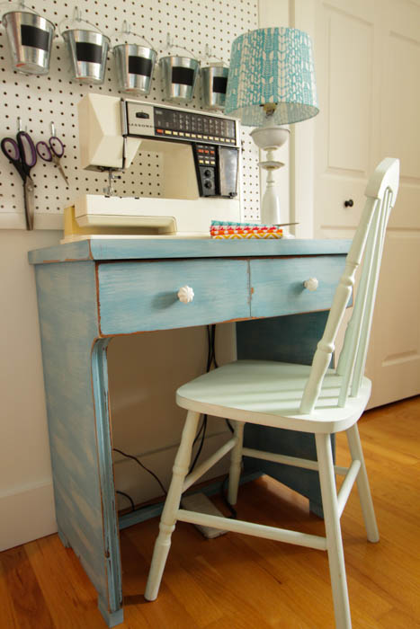 Free Desk Makeover with DIY Homemade Chalk Based Paint at thehappyhousie.com-31