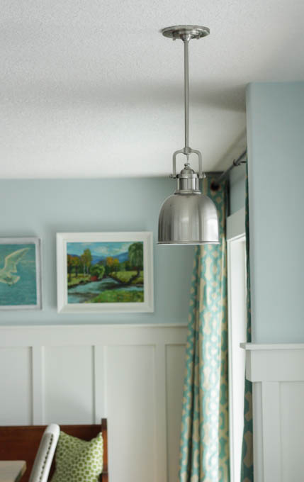 Installing our new kitchen lighting sconces and pendants from build.com at thehappyhousie.com-13
