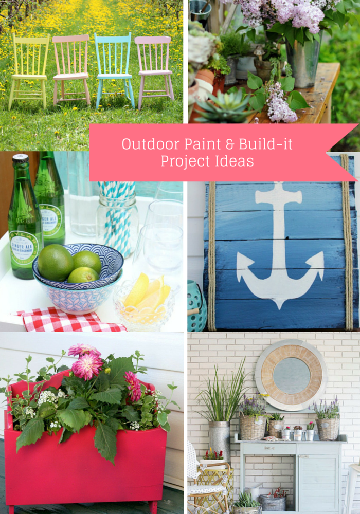 Outdoor Paint and Build-it Project Ideas