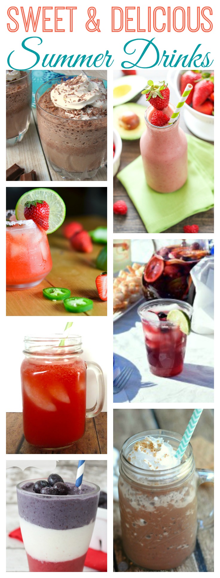 sweet and delicious summer drinks