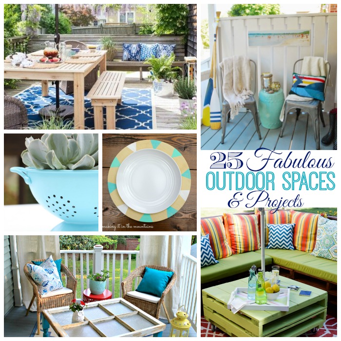 25 Fabulous Outdoor Spaces and Projects at thehappyhousie.com