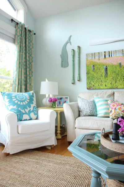 Summer Home Tour {Summer Living & Dining Room} & a Giveaway! | The ...