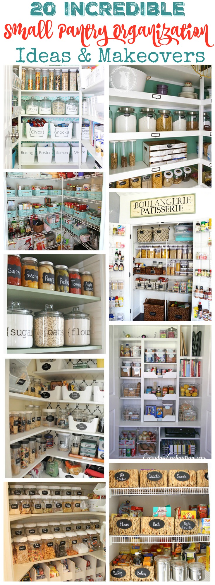 Small Pantry Makeover  Organization Tips and Storage Ideas – Handmade Haven