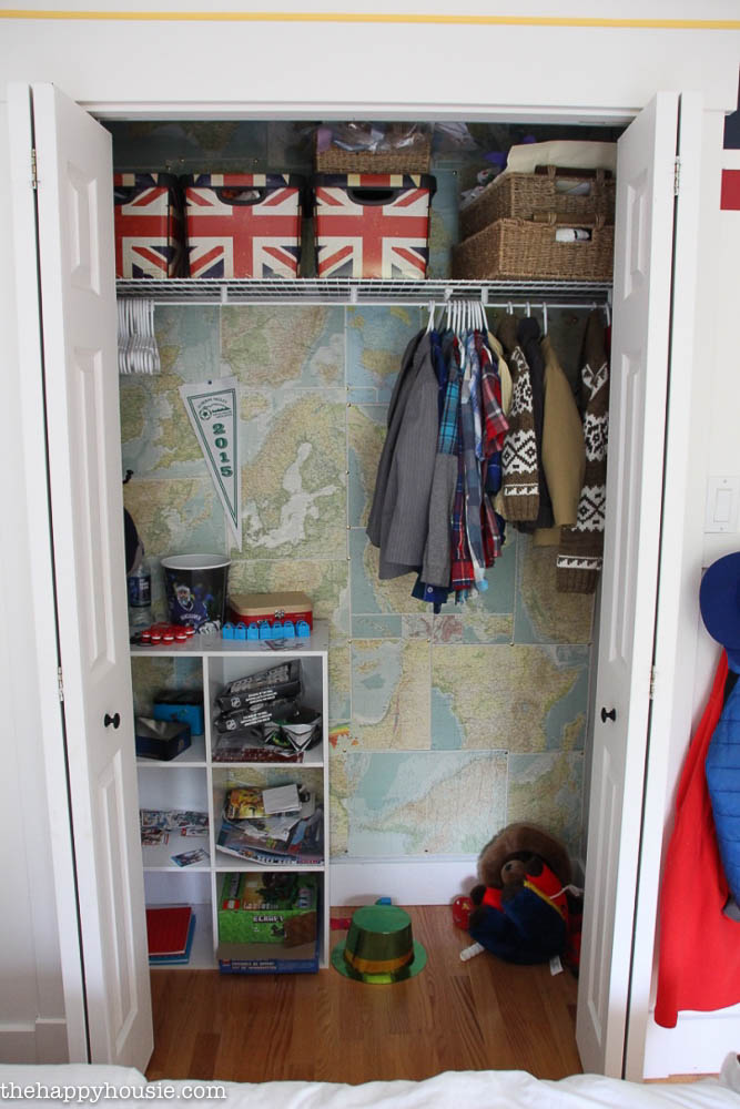 How to Convert a Reach-In Closet to An Organized Office Closet - Postcards  from the Ridge