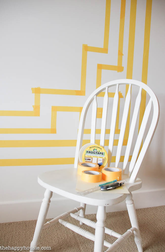Use Frog Tape to Paint a Fun Accent Wall in Your Home