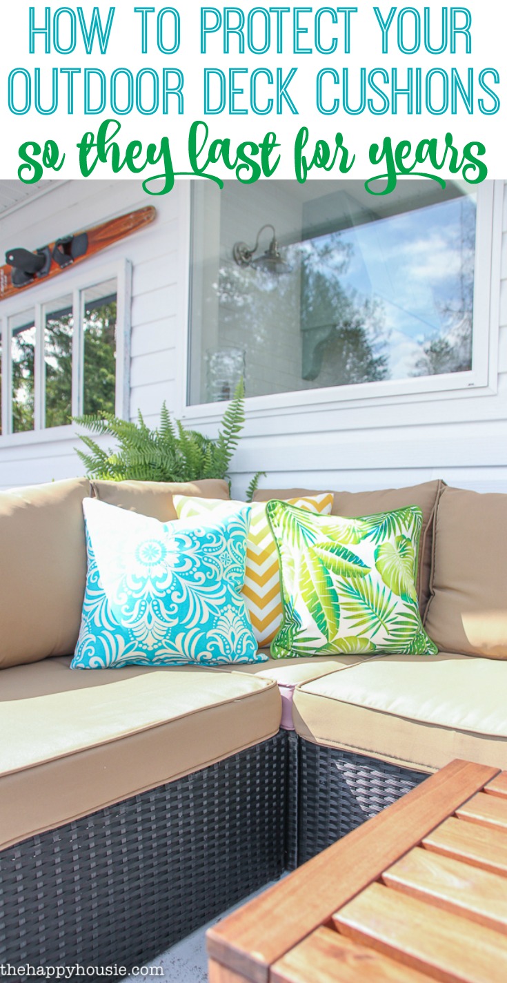 How to Make Outdoor Waterproof Cushions - DIY Hack - Setting For