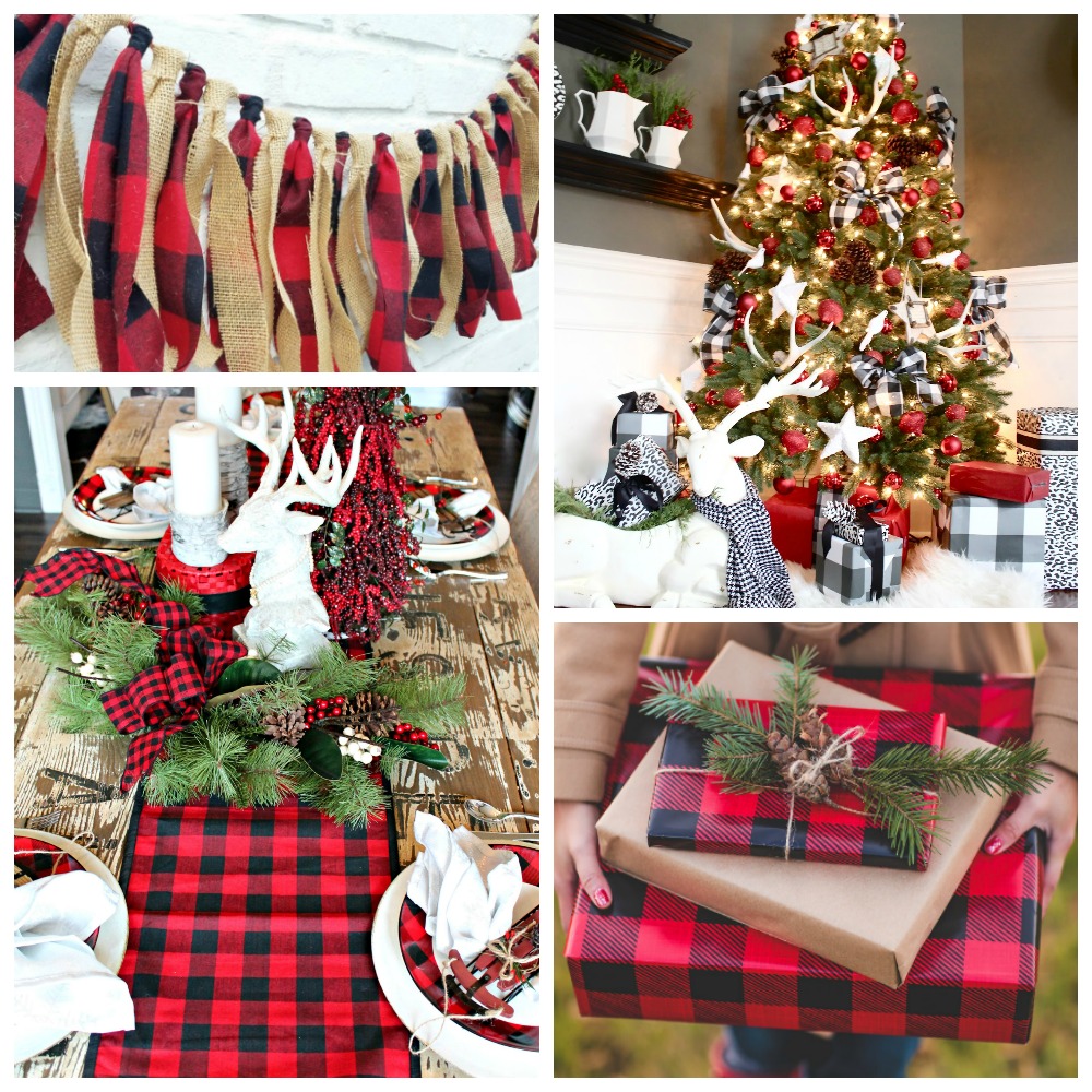 Embrace the trend with buffalo check christmas decor for a cozy holiday