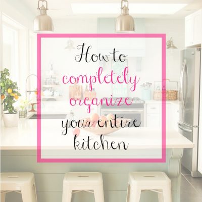 How to Completely Organize Your Kitchen {Week Two Organizing Challenge ...