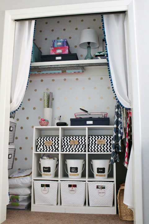 Small Space Craft Room Storage Ideas - 100 Directions