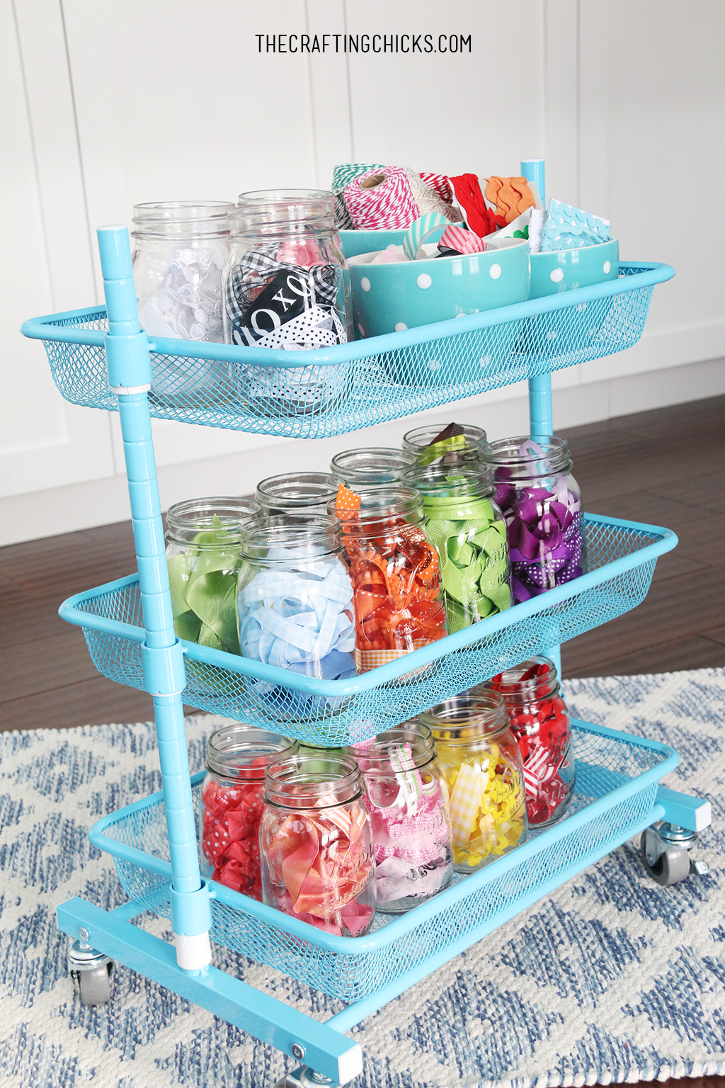 create a well organized #craftroom with ArtBin storage containers
