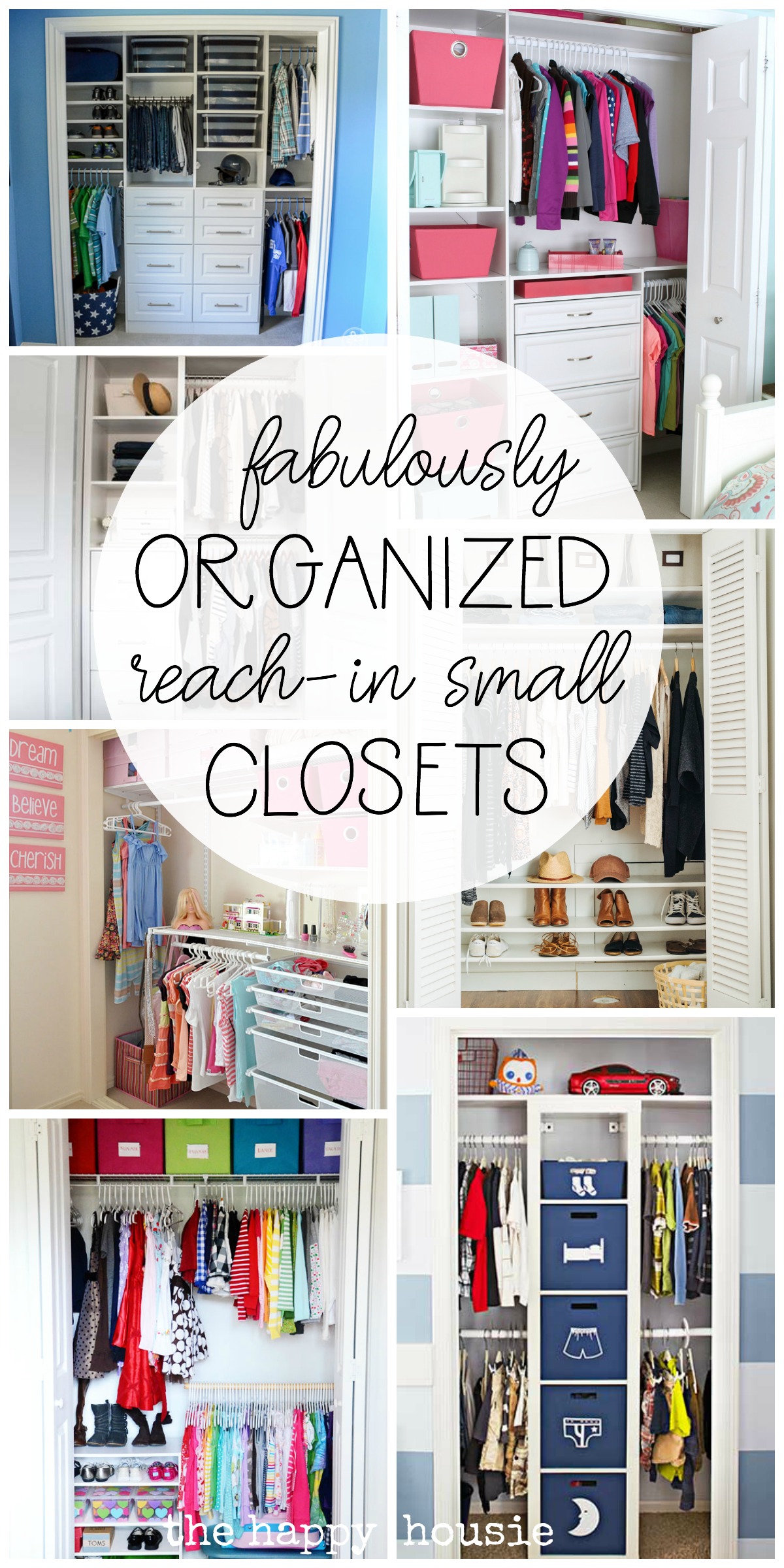 Small Reach-in Closet Organization Ideas