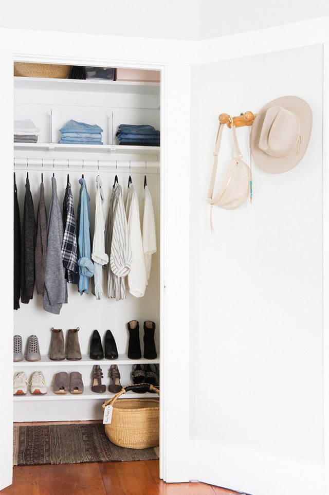 Closet Tour + How to Organize a Small Closet with GetClairefied