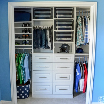 Looking for ideas to reach top closet shelves