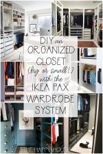 DIY an Organized Closet {big or small!} with the Ikea PAX Wardrobe ...