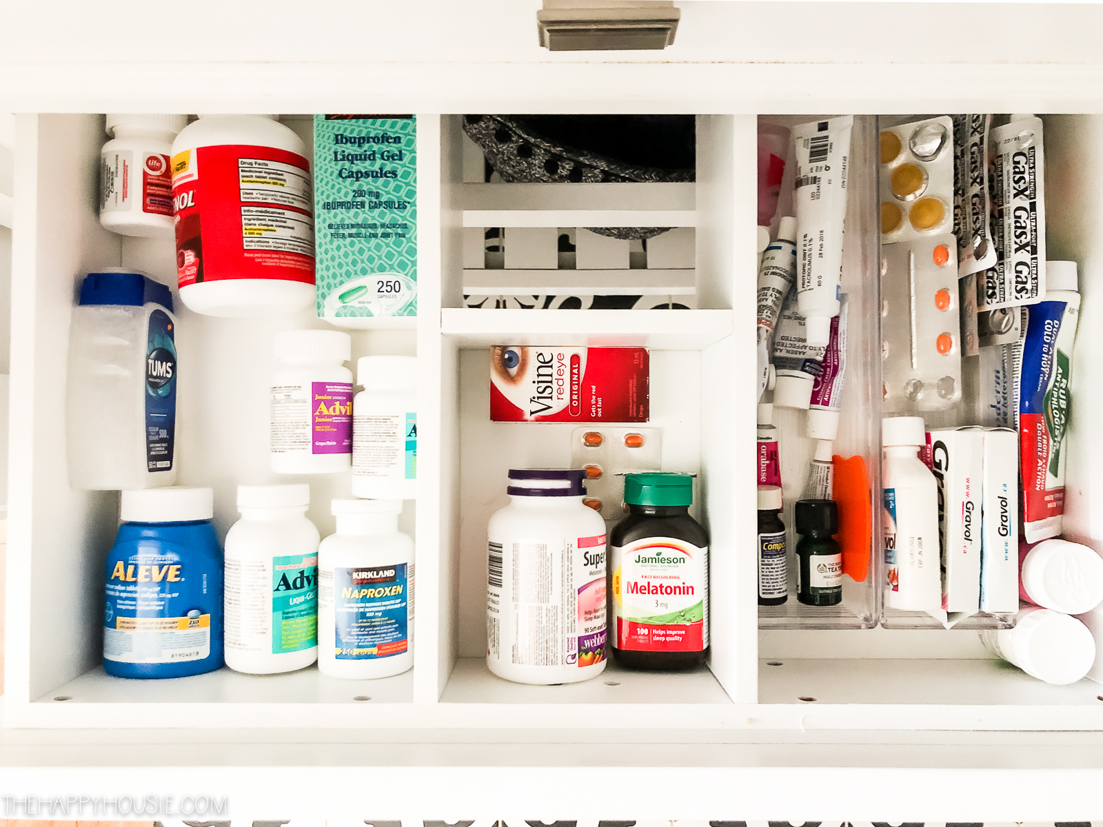 Medicine Storage Ideas: Even without a medicine cabinet