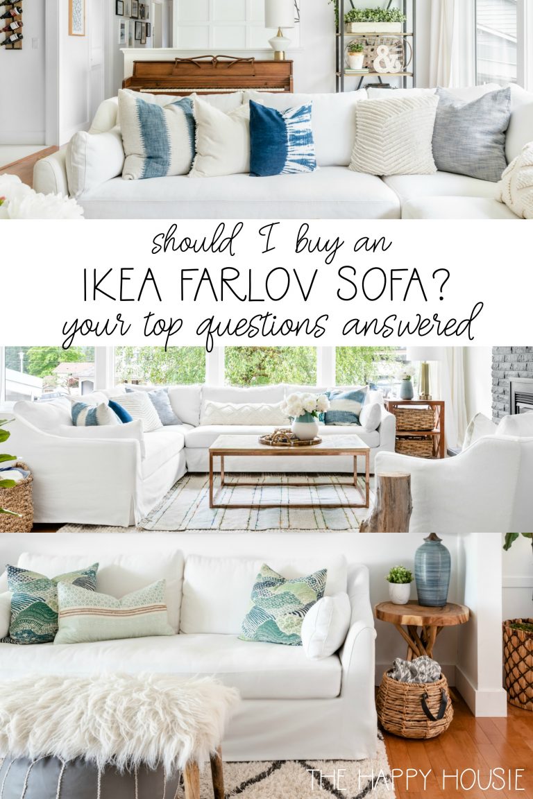 Review of the Ikea Farlov Sofa Line - Two Years In | The Happy Housie