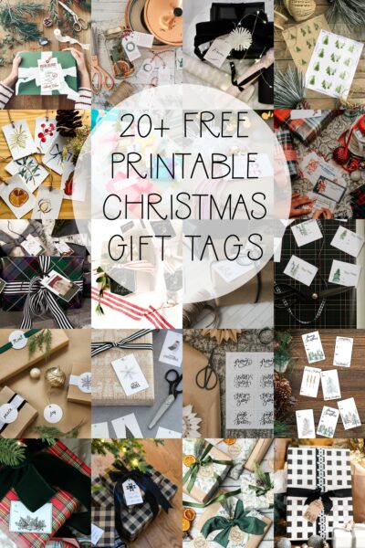 Free Printable Christmas Gift Tags with Avery Sticker Labels | The ...