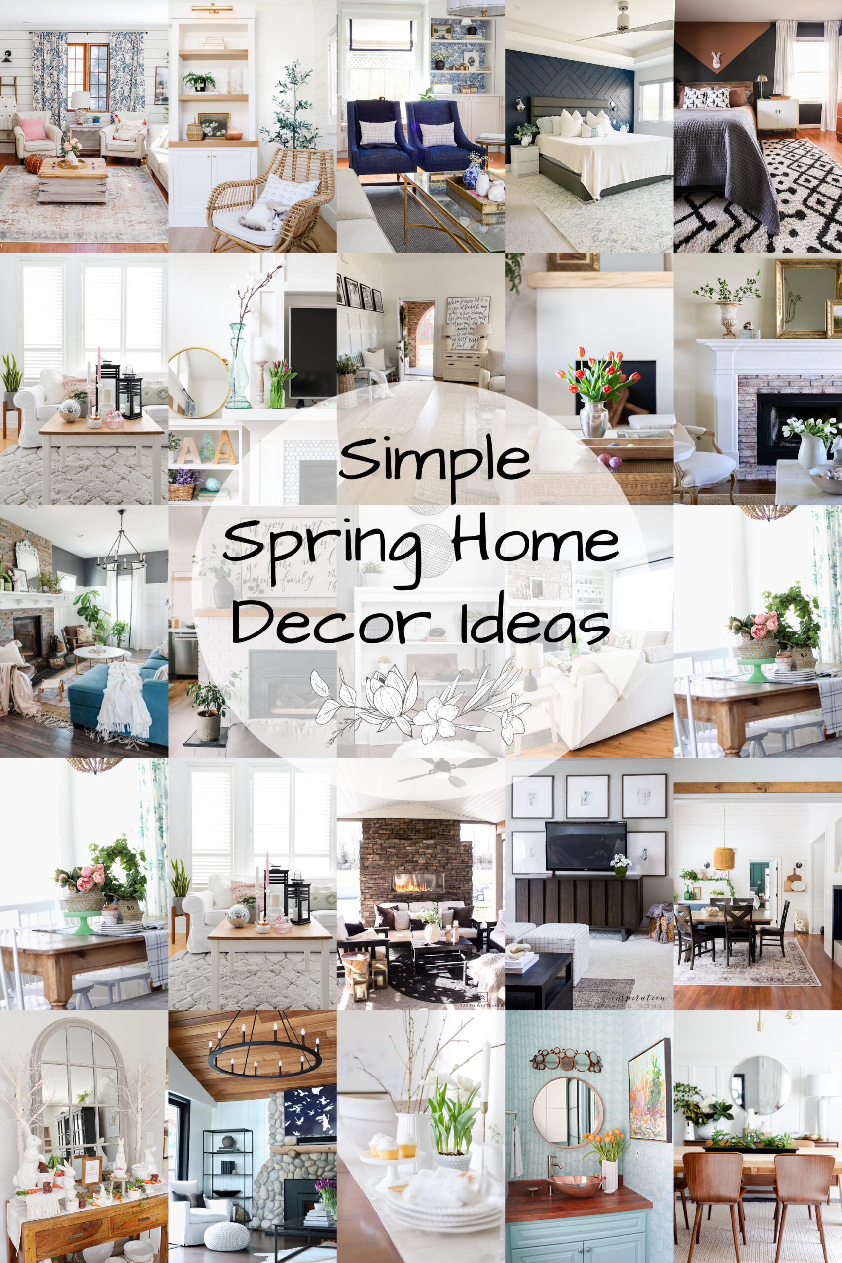 Spring Decorating Ideas on a Budget | The Happy Housie