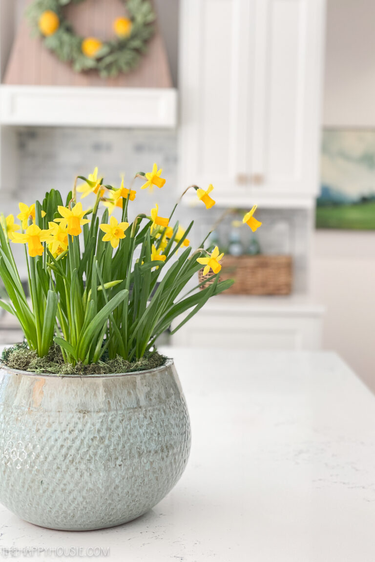 Spring Kitchen Decor With Pops Of Yellow And Lemon Kitchen Decor 40 768x1152 